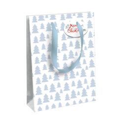 Empreintes, sac large 26,5x14x33 cm - Bleu