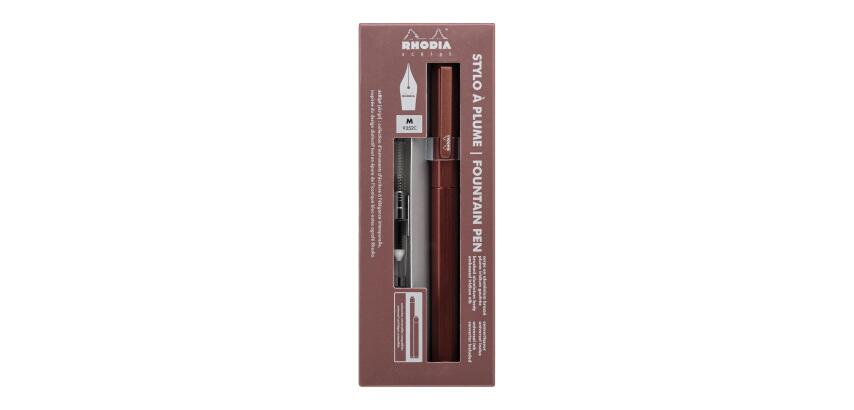 Rhodia Script Fountain Pen Nib M - Brown