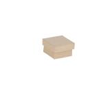 Mini boîte carrée 4,5x4,5x3cm - Kraft