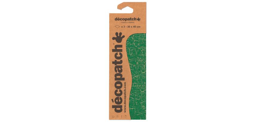 Décopatch Sheets pk3 - Green