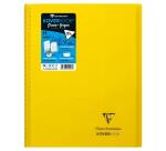 Cahier dessin/croquis Koverbook reliure intégrale enveloppante A4+ 100 pages papier blanc 125 g couverture polypropylène transparent - Assortis