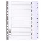 Exacompta Indices A4+ 10Pt 1-10 White Tabs White - White