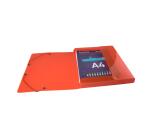 Boite de classement Exabox en polypropylène - dos 25mm - Crystal Colours - A4 - Couleurs assorties