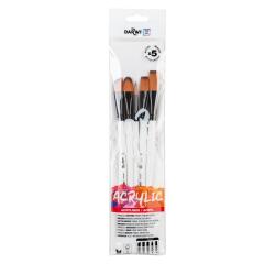 Darwi For You Set 5 medium penselen 3 - Wit