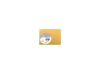 Paquet de 5 cartes simples 70x95mm 210g/m2 - Or