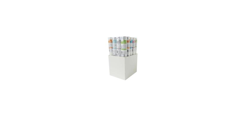 Graffy Roll, Présentoir vide pour 20 rouleaux - Blanc
