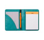 Rhodiarama livret porte-bloc N°11 pour bloc ou carnet format A7 - Paon