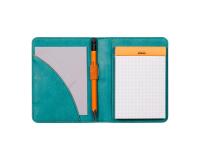 Rhodiarama livret porte-bloc N°11 pour bloc ou carnet format A7 - Paon
