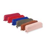 CUIR TEINTE Trousse rectangulaire 21x4x6 cm - Assortis
