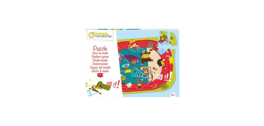 Educational puzzle, Stadium games - Multicolour