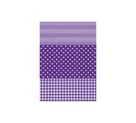 * Pochette 3 Feuilles Identiques Ref 488 - Violet
