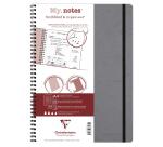 Clairefontaine Nomaddict My Notes Notebook - A4 - Lined - 90gsm - Grey