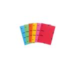 Carpetas con gomas 3 solapas Punchy® + 375 g/m2 - Colores surtidos