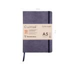 CUIRISÉ Carnet souple A5, 144 pages lignées - Pétrole