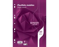 Feuillets mobiles sous film 7000 A4 200 pages perforées petits carreaux 90 g