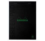 RHODIA Bureaublok GREENPAD, A5, gelinieerd, zwart
