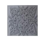 Cernit plaque de texture Celtic knot - Gris