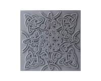 Cernit plaque de texture Celtic knot - Gris