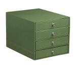 Rhodia Rhodiarama Drawer Storage Box - 4 Drawer - 24.8 x 32.7 x 22.8 cm - Sage
