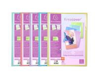 Protège-documents en polypropylène Kreacover Pastel 40 vues - A4 - Couleurs assorties