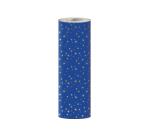 Papier 80g, Tiny 50x0,35m, Etoiles or - Bleu