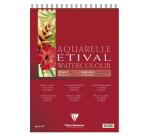 Clairefontaine Etival Watercolour Block - A3 - 10 Sheets - 200gsm - Classic Grain - Spiral Bound