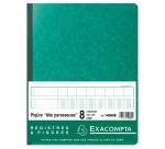 Booklet 8 columns on 1 page 31 lines 80 pages 32x25cm - Assorted colours
