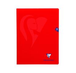 Clairefontaine Mimesys Stapled Notebook - 24x32cm - 48 Pages - Sey#s Ruled - Assorted Colours