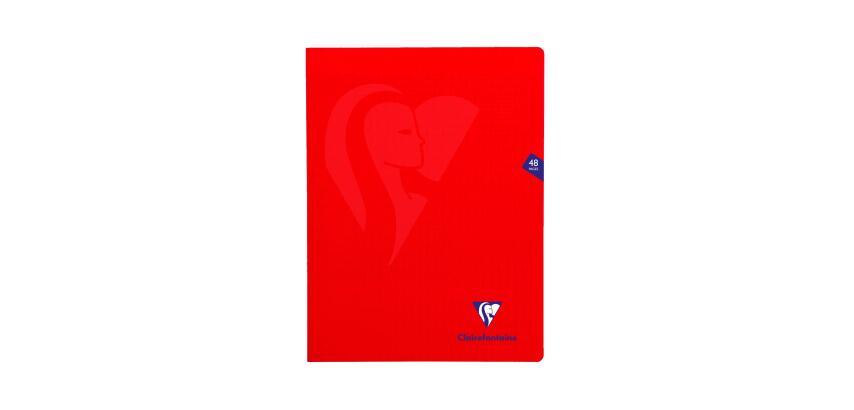 Clairefontaine Mimesys Stapled Notebook - 24x32cm - 48 Pages - Sey#s Ruled - Assorted Colours