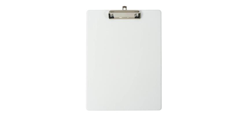 Clipboard with back pocket PP A4