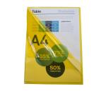 Pk 100 Cut Flush Fldr PVC A4 0.13mm - Yellow