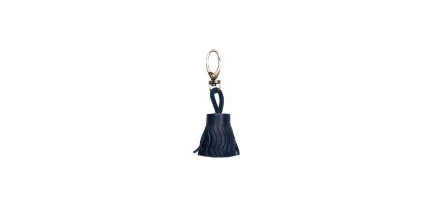Lawrence LEATHER Key ring 4x2,5 cm Blue