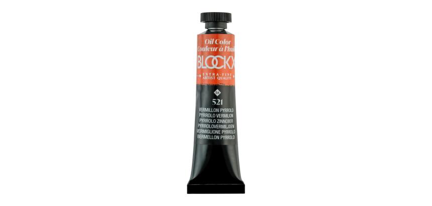 Peinture à l'huile extra-fine tube 20ml - Vermillon pyrrolo