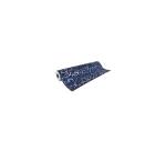 Prem.80g, 50x0,70m Arabesq argt fd bleu - Bleu
