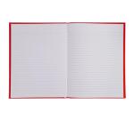 Iderama Notizbuch 220x170, 192 linierte Seiten - rot