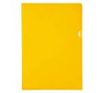 Pk 100 Cut Flush Fldr PVC A4 0.13mm - Yellow