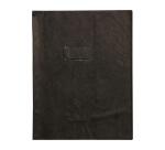 Protège-cahiers grain cuir PVC 22/100ème 24x32 cm