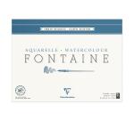 Fontaine bloc collé 4 côtés 15F 36x48cm 300g grain nuageux