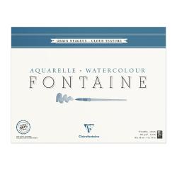 Fontaine bloc collé 4 côtés 15F 36x48cm 300g grain nuageux