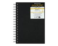Goldline carnet spiralé 40F A5 140g portrait - Ivoire