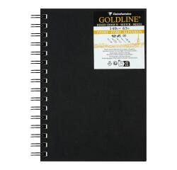 Goldline carnet spiralé 40F A5 140g portrait - Ivoire