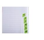Register 297X210 Verzeichnis quer 300 Seiten - Schwarz Leinen