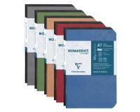 Set de 2 carnets piqûre Age Bag 7,5x12cm 48 pages petits carreaux Couleurs assortis - Assortis