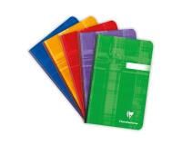Carnet brochure dos toilé 11x17 cm 192 pages uni - Assortis