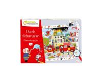 Puzzle d'observation, Pompiers - Rouge