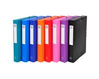 Boite de Classement Exabox Dos 40mm polypropylène 7/10e OPAK - A4 - Couleurs assorties