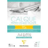 Papier Calque bloc collé 50F A4 70/75g
