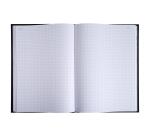 Register 315X245 Quadrille 200 numbered pages - Black clothbound