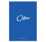 Calligraphe Stapled Office Pad A5 Squared 56gsm, 50 sheets - Blue