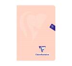 Carnet piqué Mimesys PASTEL A5 96 pages ligné couverture polypropylène - Assortis